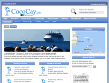 Tablet Screenshot of cococay.info